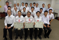 「第8回中部支部部品技能コンテスト」に出場しました。