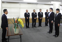 「受入式」を挙行いたしました。(2)