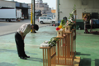 稼動安全祈願祭及び第二期工事安全祈願祭を催しました。(3)