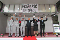 「トラック入社式」を挙行いたしました。(1)