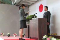 「トラック入社式」を挙行いたしました。(2)
