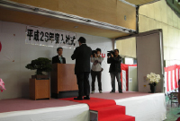 入社式風景3