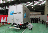 トラック入社式４