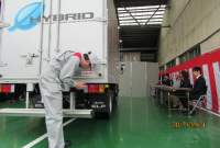 トラック入社式３