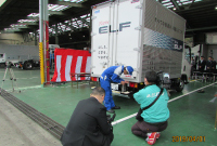トラック入社式３